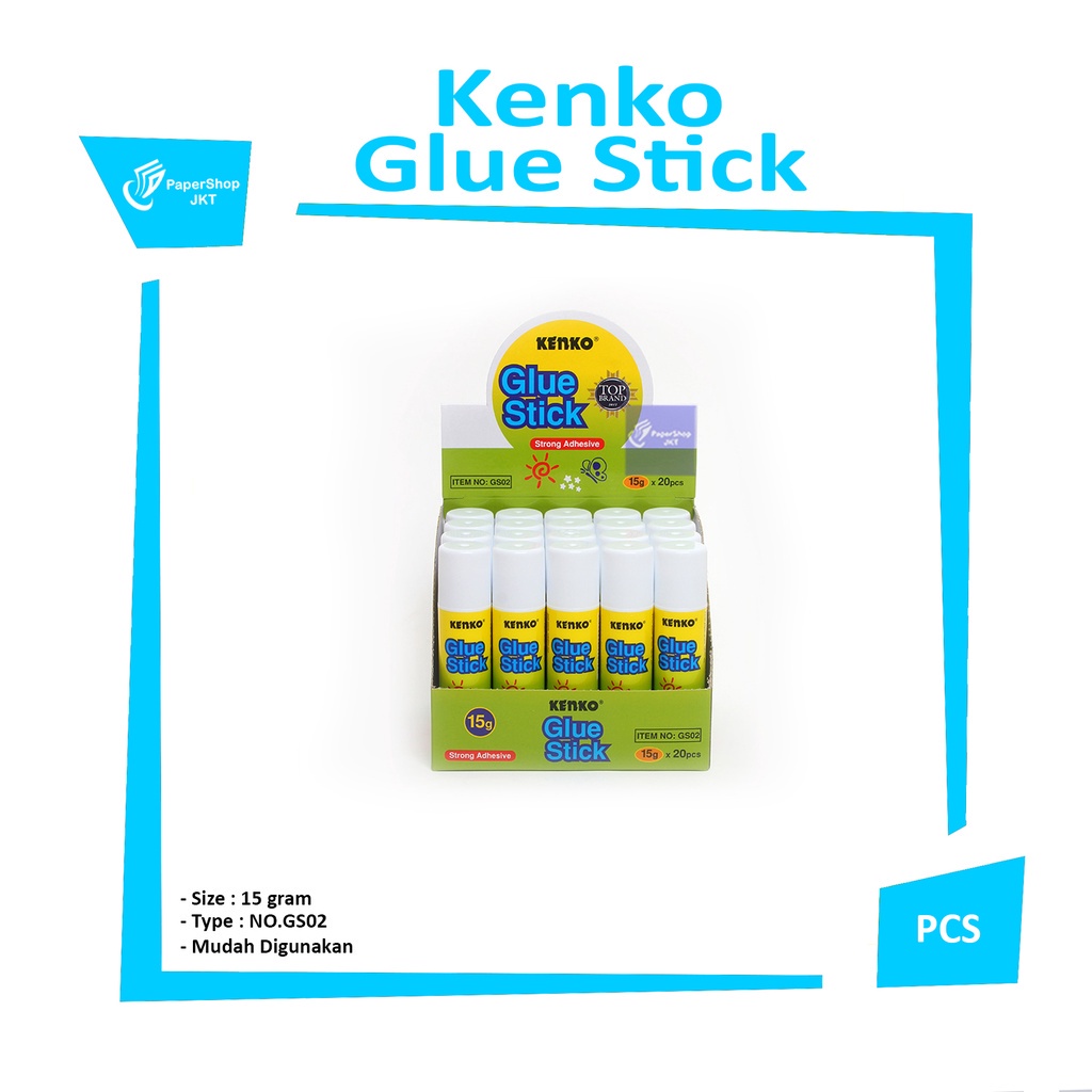 

KENKO - Lem Stick 15gram Glue Stick - Pcs