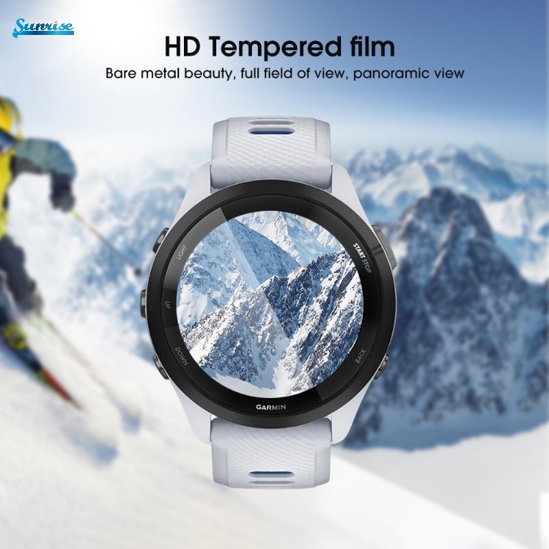 Berkualitas Tinggi Mudah Dipasang Mudah-Penghapusan TPU Watch Screen Protector Tahan Ledakan Ultra-clear Sangat Indah Hidrasi Film Untuk Garmin Forerunner265