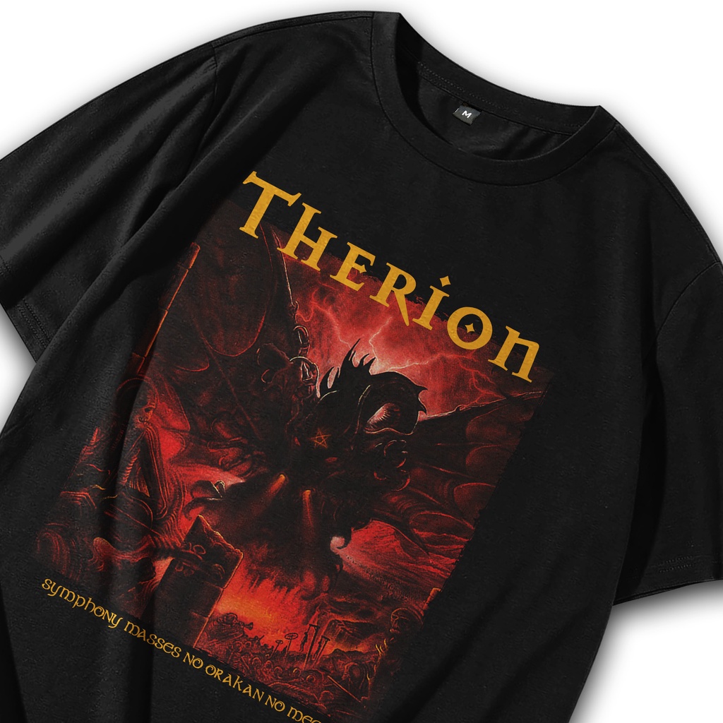 Kaos Death Metal Therion - Symphony Masses / Baju Metal / T shirt Metal / Kaos Band / Tshirt Band / 