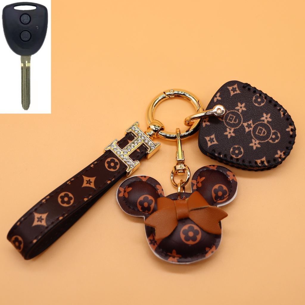 For toyota Veloz rush Innova Yaris Raize Bezza / MYVI / Aruz Keyless Remote Car Key leather Cover Case