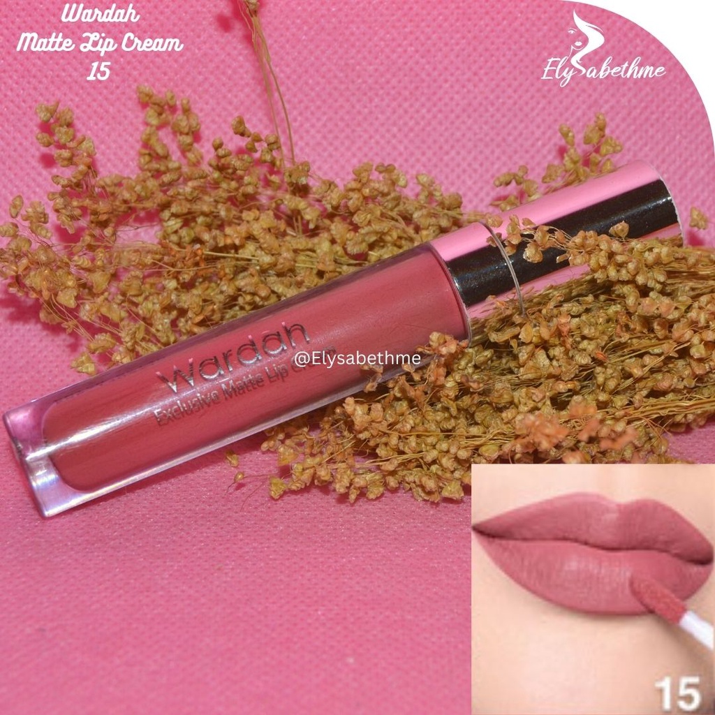 ✿ELYSABETHME✿ 🅆 🄰 🅁 🄳 🄰 🄷 Wardah lip cream mattee ORIGINAL lipstick cair ombre lips bibir