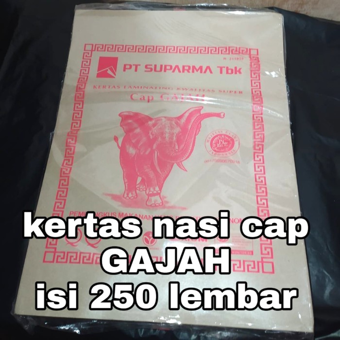 Kertas Bungkus Nasi isi 250 lembar| kertas coklat| kertas nasi|