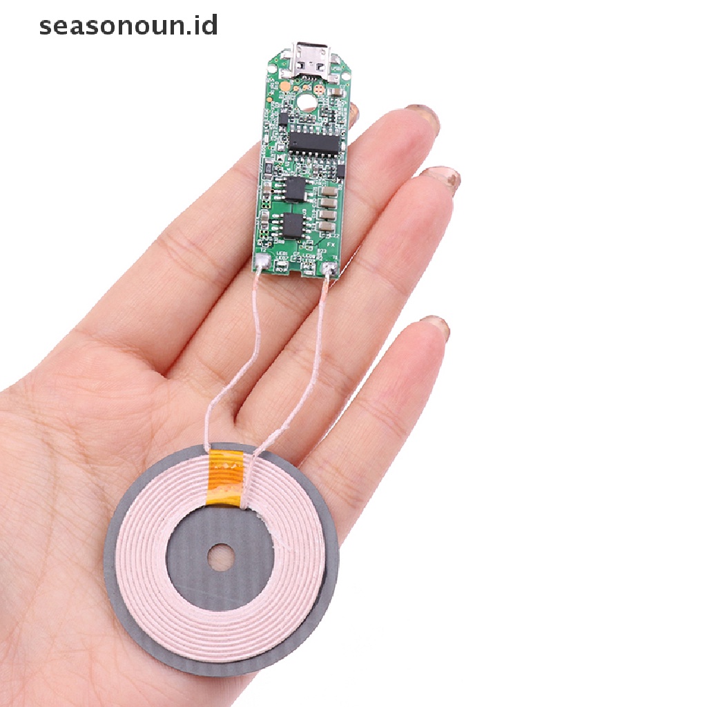 Seasonoun5 /10 /15w Modul Charger Nirkabel Cepat Pemancar PCBA Papan Sirkuit Coil Pad.