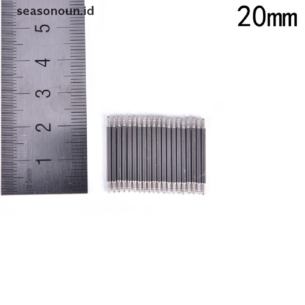 Seasonoun 20PCS Stainless Steel Spring Bar Pins Link Untuk Watch Band Strap Ukuran 8-22mm new.