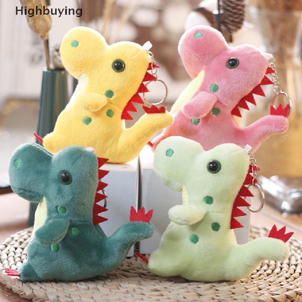 Hbid Dinosaurus Kecil Yang Lucu Boneka Mewah Mainan Gantungan Kunci Fashion Siswa Tas Liontin Anak Hadiah Yang Indah Glory