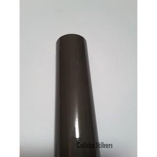 STIKER SKOTLET HITAM TRANSPARAN BENING BODY MOBIL MOTOR GLOSSY SKOTLET TEMBUS PANDANG