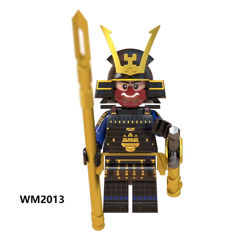 Ninja Mini Figure Tentara Medieval Samurai Jepang Samurai Oriental Mini Figure Puzzle Rakitan Blok Bangunan Mainan Hadiah Ulang Tahun