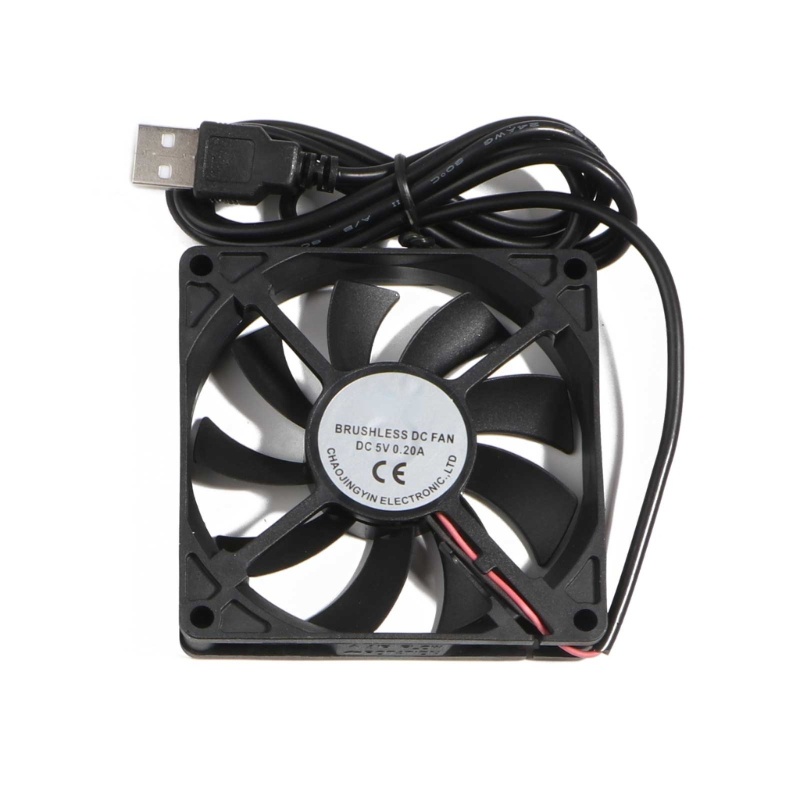 Vivi DC 5V Konektor USB PC Fan Cooler Heatsink Exhaust Kipas Pendingin CPU 80x80mm