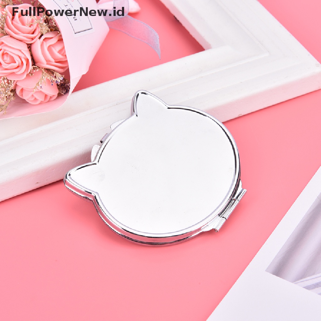 Power Compact MakeUp Mirror Cermin Rias Saku Kosmetik Untuk Travel Mirror ID