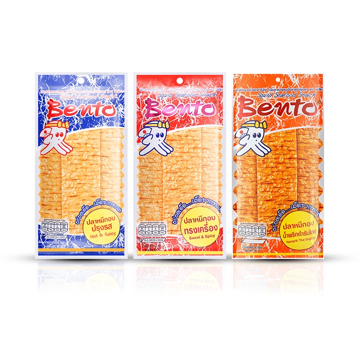 

BENTO Squid Seafood Snack - Camilan Rasa Cumi-Cumi