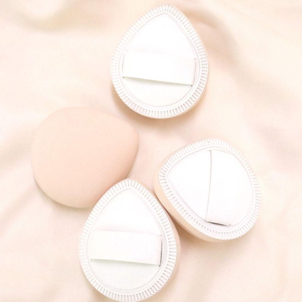 Needway   Mini Finger Puff Mini Profesional Natural Makeup Puff Blush Ujung Jari Loose Powder Puff Kering Basah Dual-use Foundation Alat Spons Makeup