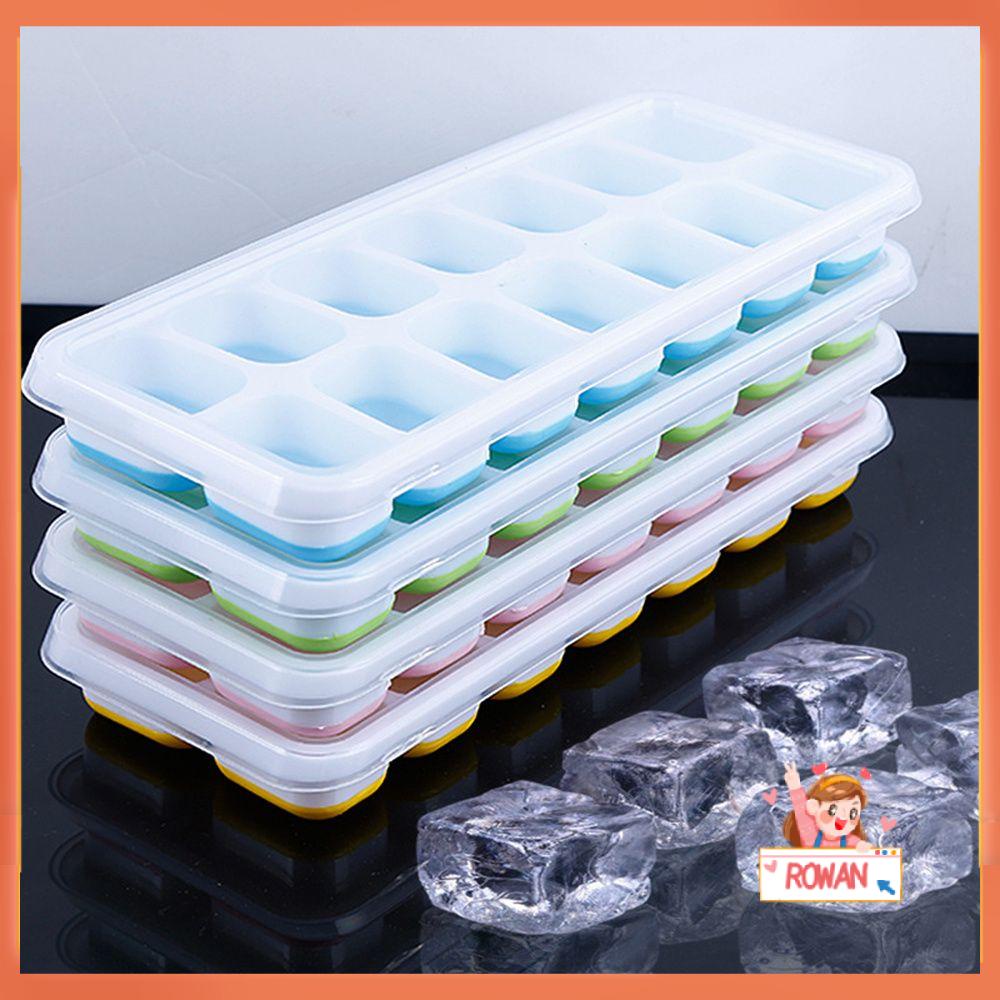 R-flower Ice Cube Tray Party Coklat Ice Cream Rumah Dapur Bar Food Grade 14sel