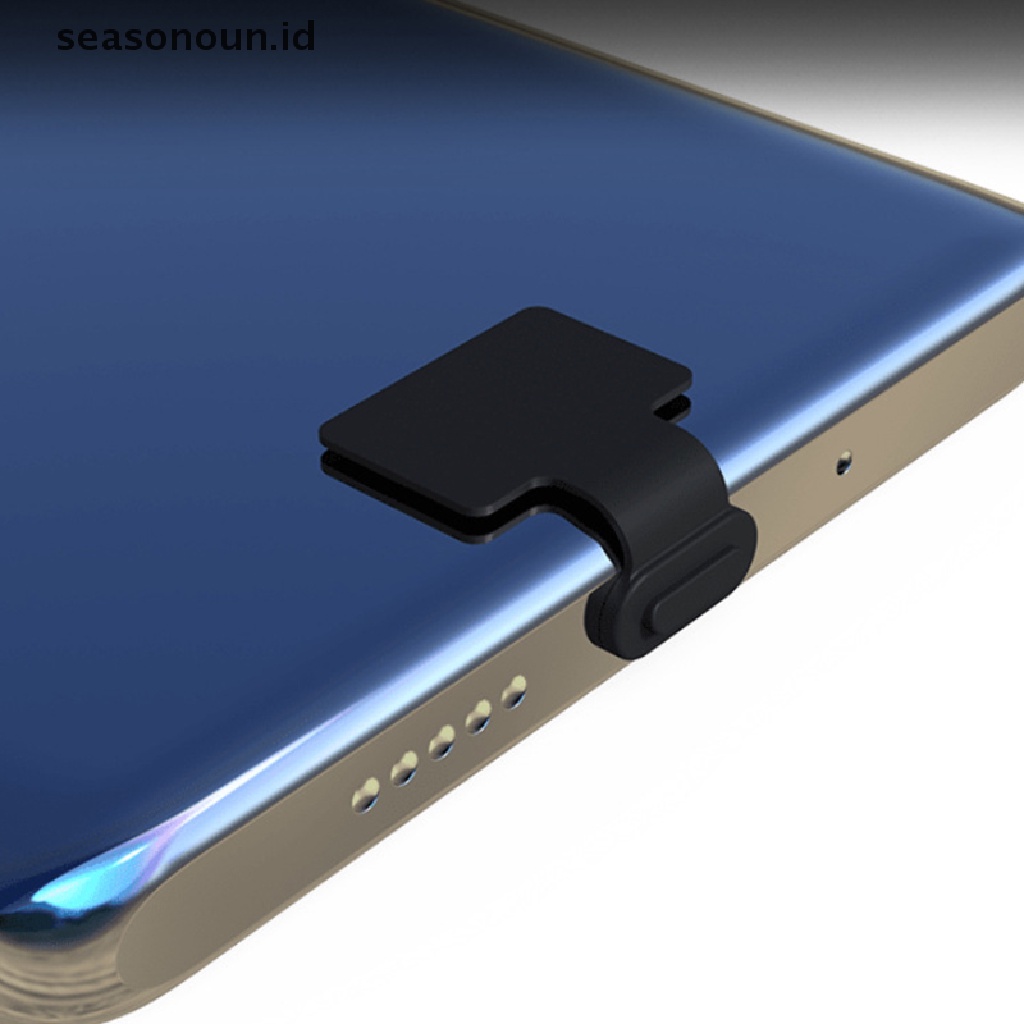 Seasonoun Colokan Debu Telepon Silikon Anti Rontok Port Charging Colokan Debu Type-C Mirco USB.