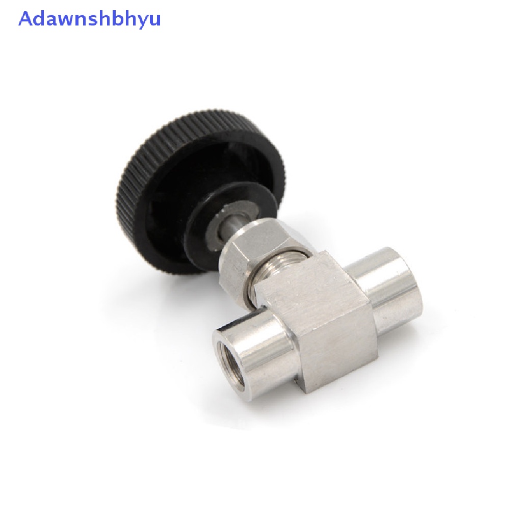Adhyu 3per8 &quot;BSP Female Drat Stainless Flow Control Shut Off Valve Air Minyak Gas ID