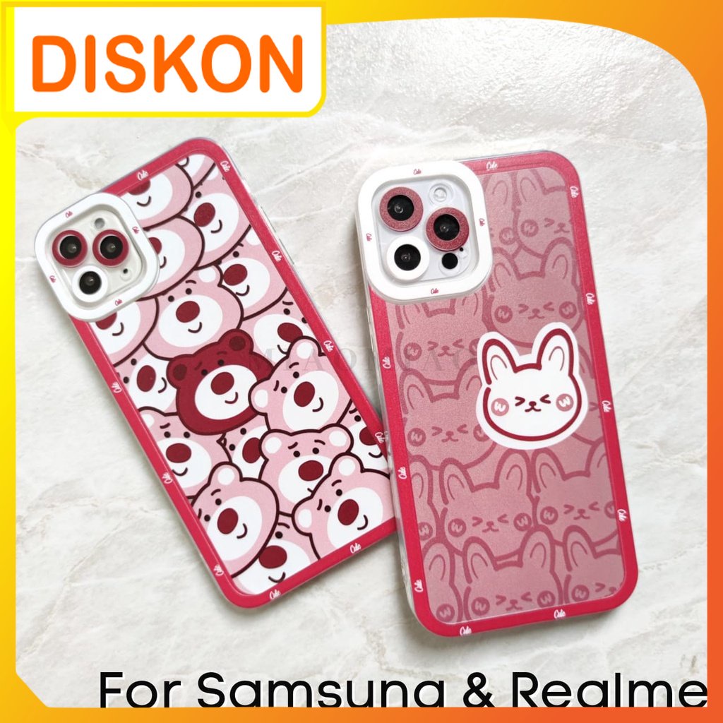 Softcase Casing Case Motif BERUANG For HP SAMSUNG & REALME J2 PRIME A03 A03S A22 4G M22 4G A32 4G A5