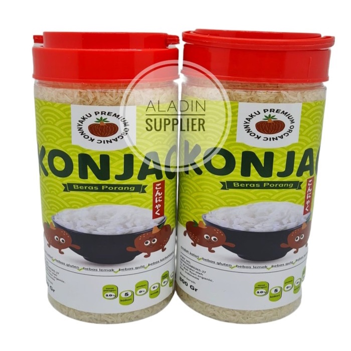

Beras Porang Konjac Konnyaku Premium Organic 800gr
