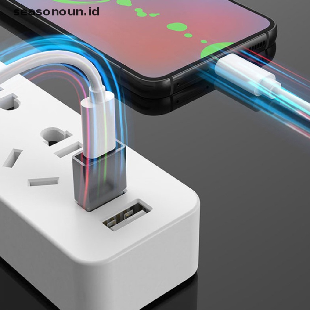 Seasonoun Universal USB To Type C OTG Adapter USB-C Male To Micro USB Tipe-C Female Converter USB-C Charge Converter Charger.