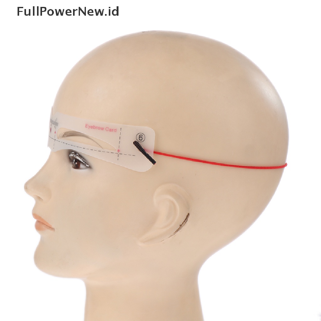 Power 12Pcs Silikon Stiker Alis Alis Template Sariawan Artefak Makeup Tools ID