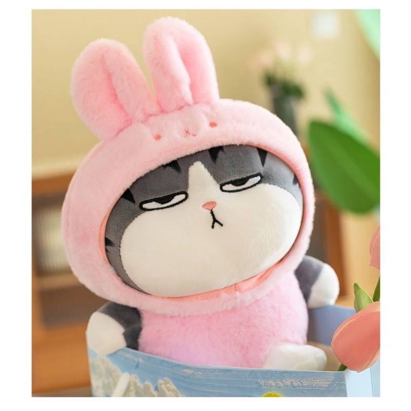 25cm Animal My emperor cat Mainan Mewah Kelinci Kucing panda teddy bear Boneka Hadiah Ulang Tahun Untuk Anak Pacar