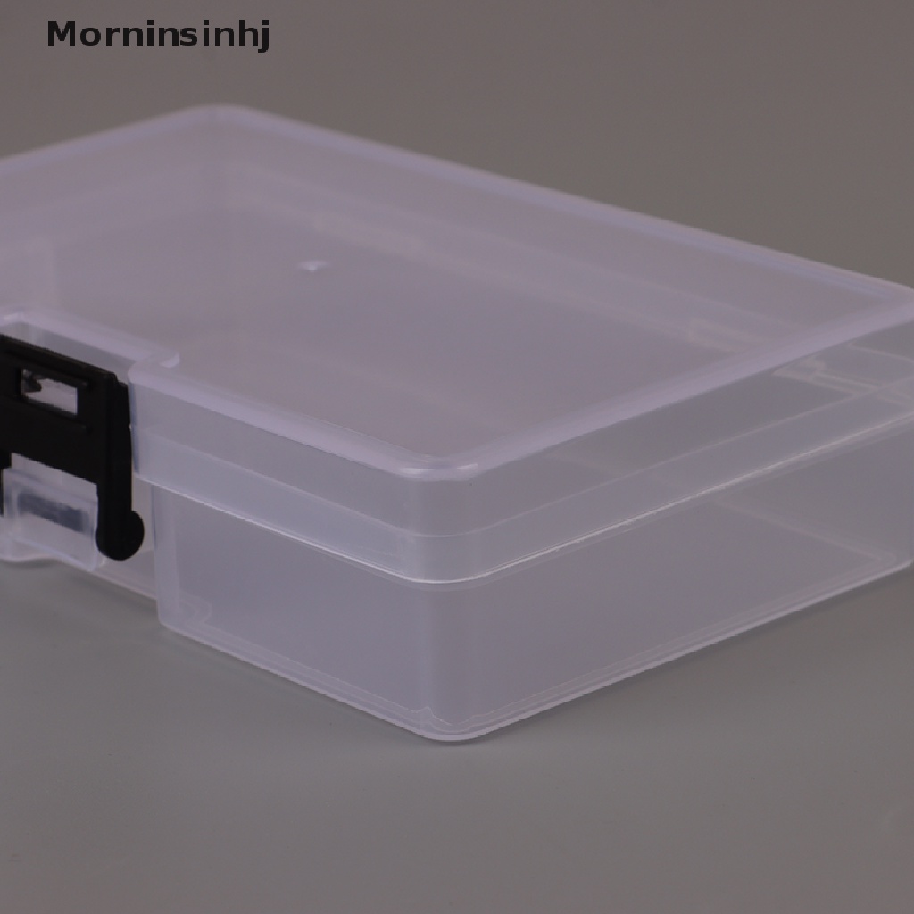 Mornin Kotak Penyimpanan Plastik Bening Alat Perhiasan Craft Container Beads Organizer Container id