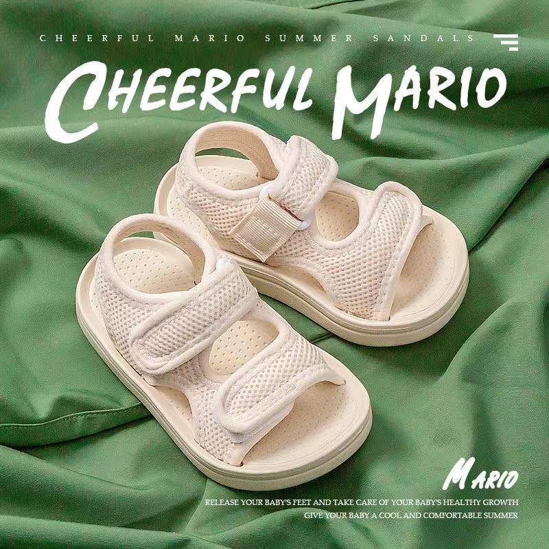 Sepatu Sandal Anak Kain Lembut Laki laki Bahan EVA Super Ringan Desain non-slip Sendal Anak