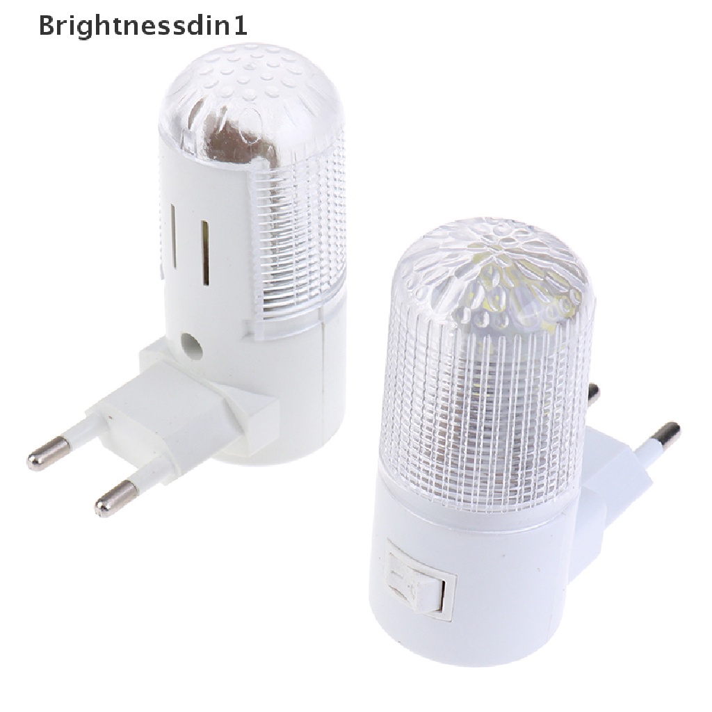 [Brightnessdin1] 2pcs Lampu Darurat Lampu Dinding Rumah Lighg Lampu Malam LED EU Plug Butik