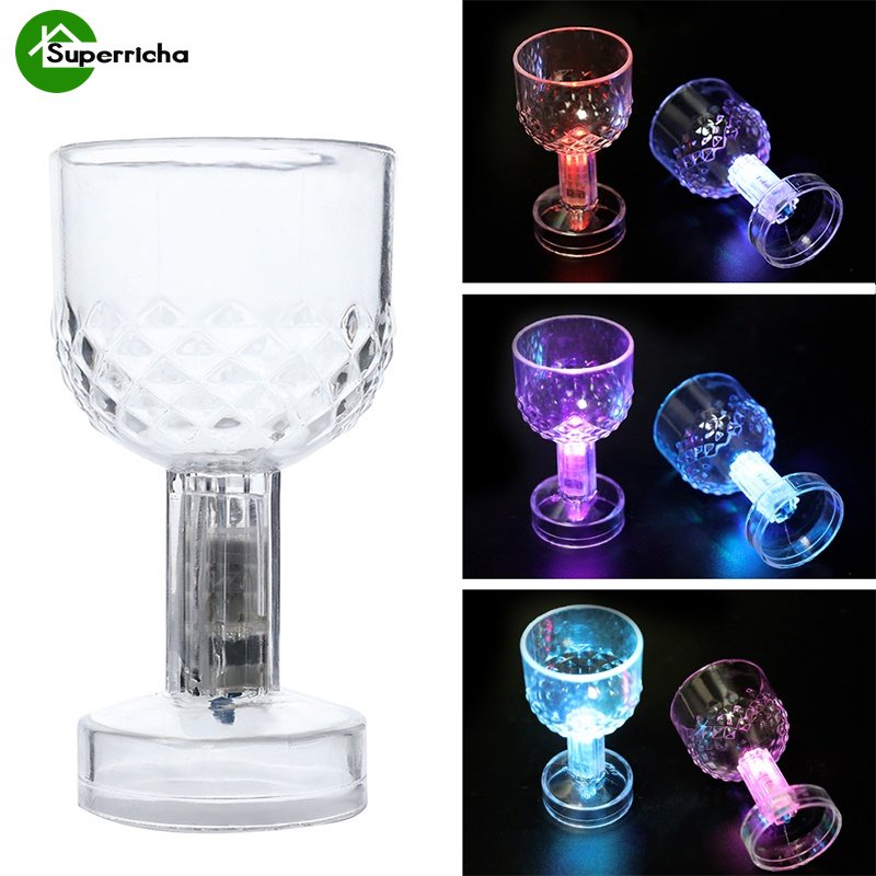 Hot Sale/50ml LED Light-up Water Cups/Gelas Wine Kedip Warna-Warni Berkualitas/Cangkir Minuman Bir Luminous Berbentuk Nanas/Bar, KTV, Party Supply