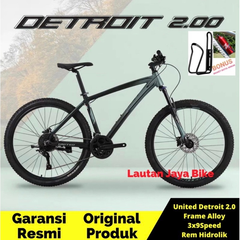 SEPEDA GUNUNG 27.5 MTB UNITED DETROIT 2.0