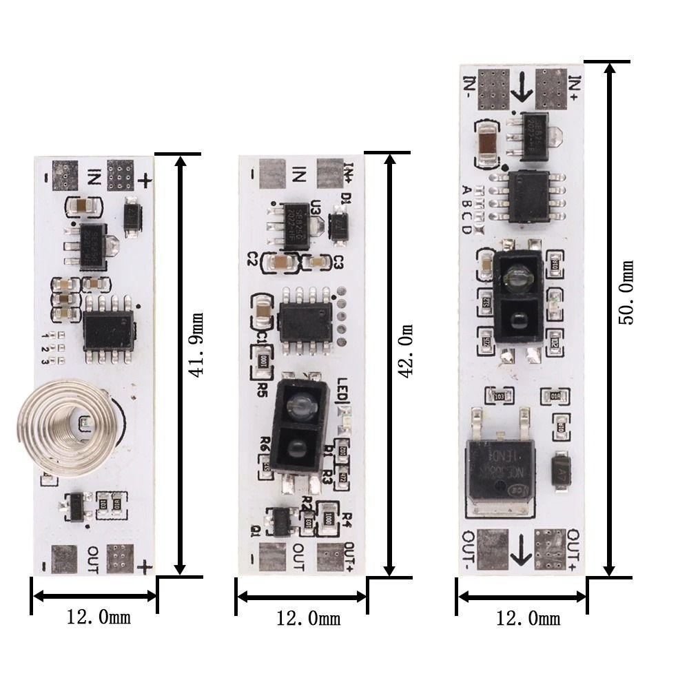 Agustinina Scan Sensor 3A Konstan Tegangan Konstan PIR Motion Sensor Switch Tangan Gelombang Jarak Pendek