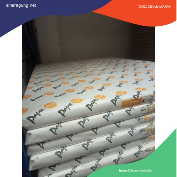 

KERTAS HVS PAPERPLUS 100g 65X90 isi 500lembar - free biaya potong sesuai permintaan ukuran