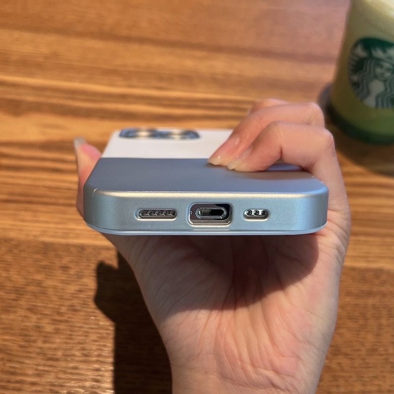 Casing Bentuk Kotak Mix Warna Untuk iPhone 14Pro Max 13 Pro Max12 11 X Xs Max XR Case Soft Back Cover
