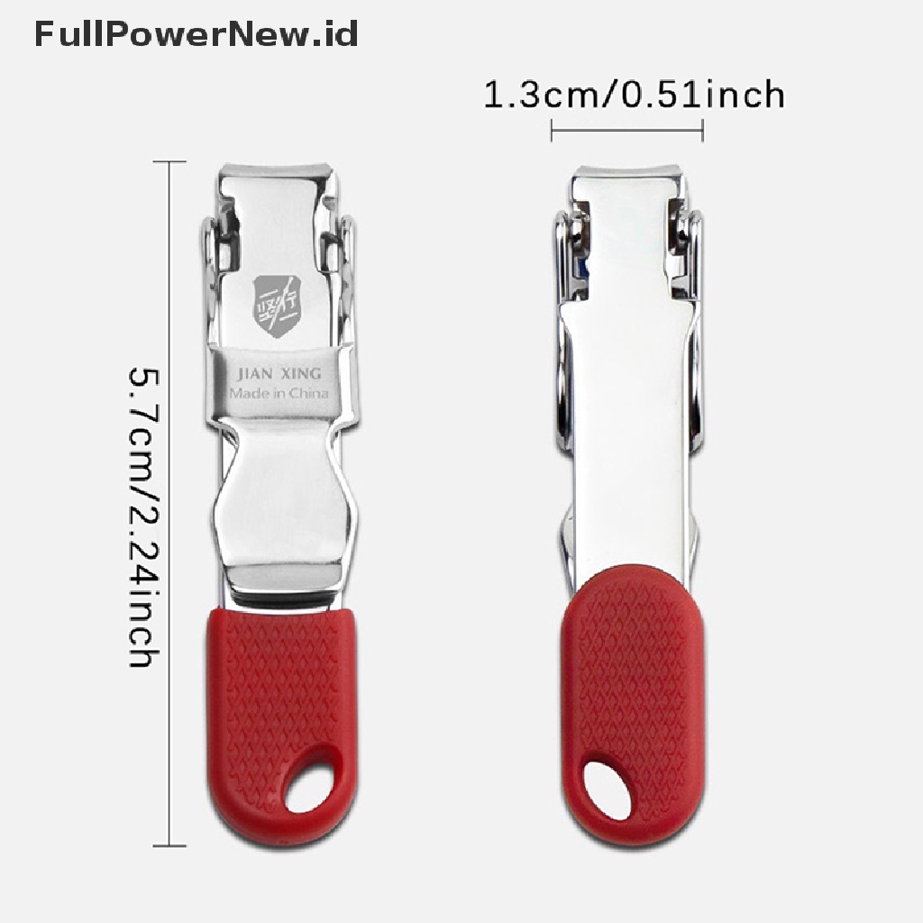 POWER Mini Ultra Thin Nail Clipper Portable Stainless Steel Nail Toe Cutter Trimmer ID