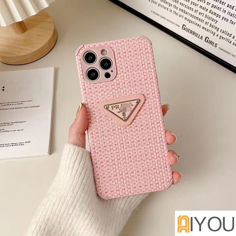 For Iphone 14 X XS XR XSMAX 11 12 13 14 Plus PRO MAX iPhone14 iPhone14Pro Band Fashion Motif Tenun Pradaa Soft Case