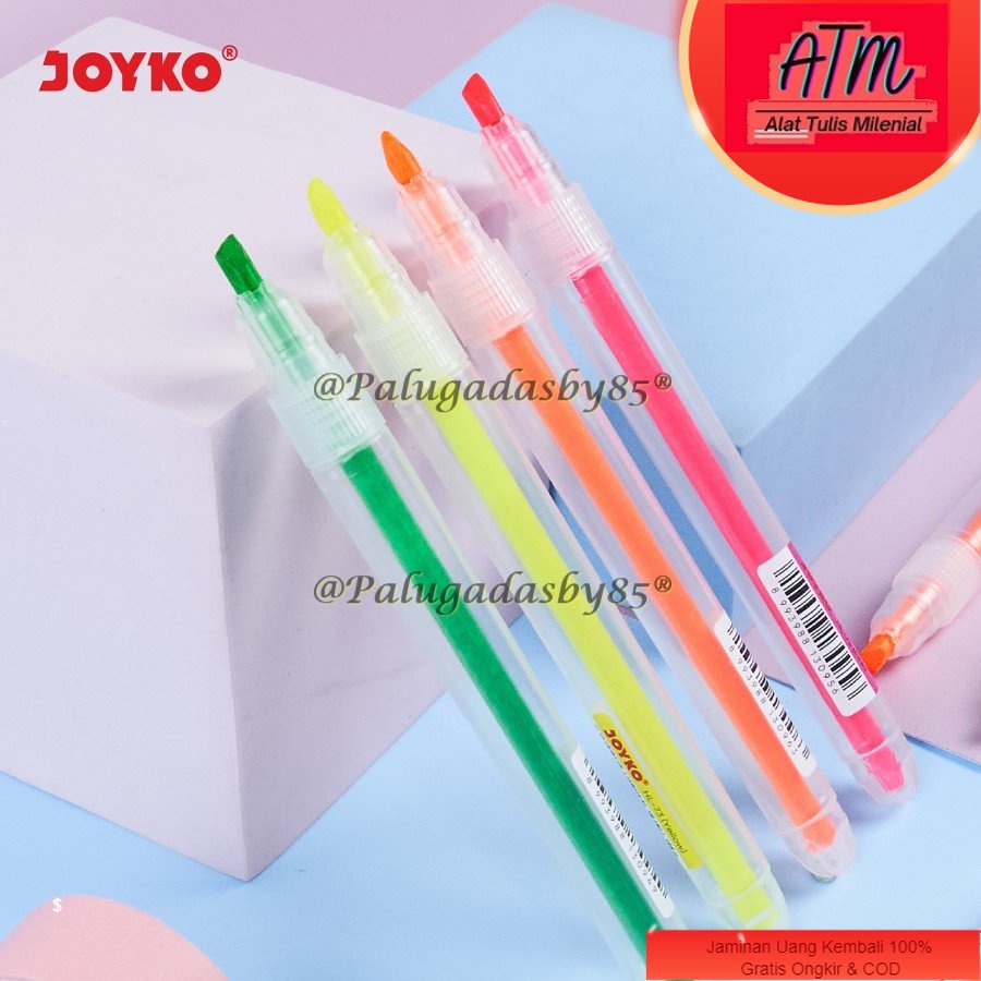 

(1 Biji) JOYKO Highlighter JOYKO HL-73 HL-74 HL-75 HL-76 / Joyko HL / Penanda Berwarna Joyko