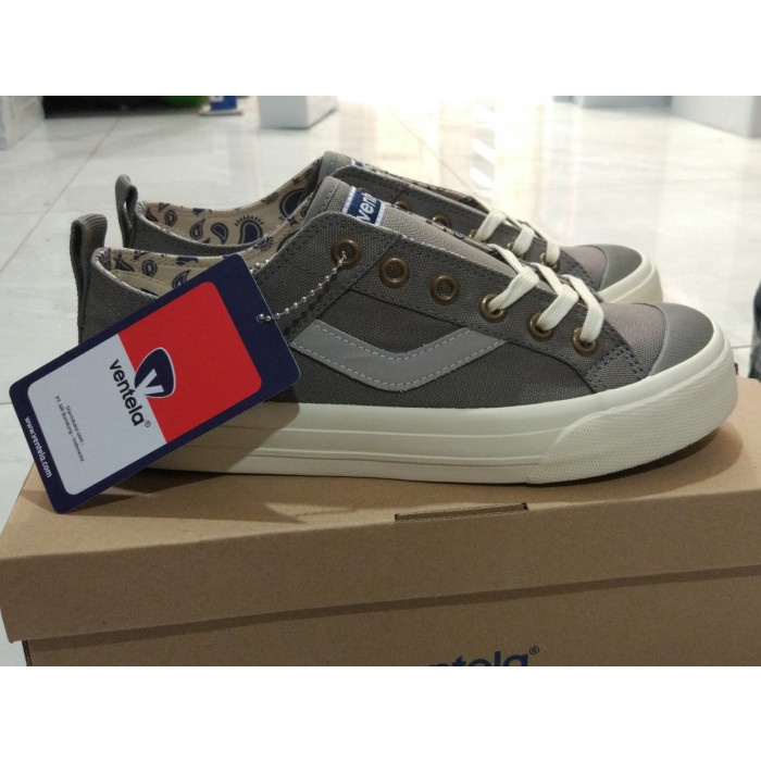 Sepatu Ventela Reborn Low Grey Reflective / Ventela Reborn Grey LC