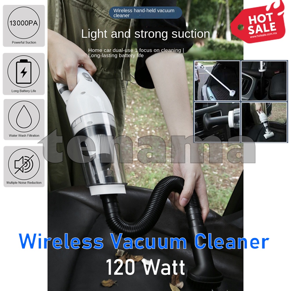 Wireless Vacuum Cleaner 120W 13000 PA Penyedot Debu Portable Handheld