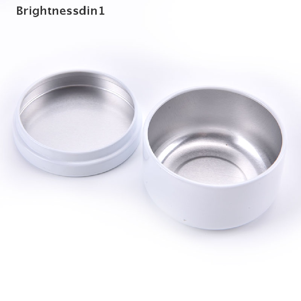 [Brightnessdin1] Timah Bulat Metal Tin Kotak Tin Aluminium Jar Storage Travel Tin Boutique