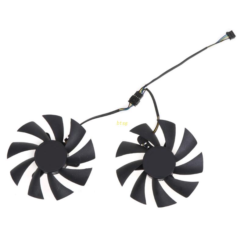 Bt 2buah 87mm GA92A2H 4Pin Kartu Grafis Kipas Pendingin Untuk Zotac GeForce Rtx2070Super Mini 8GB ZT-T20710E-10M VGA Coo