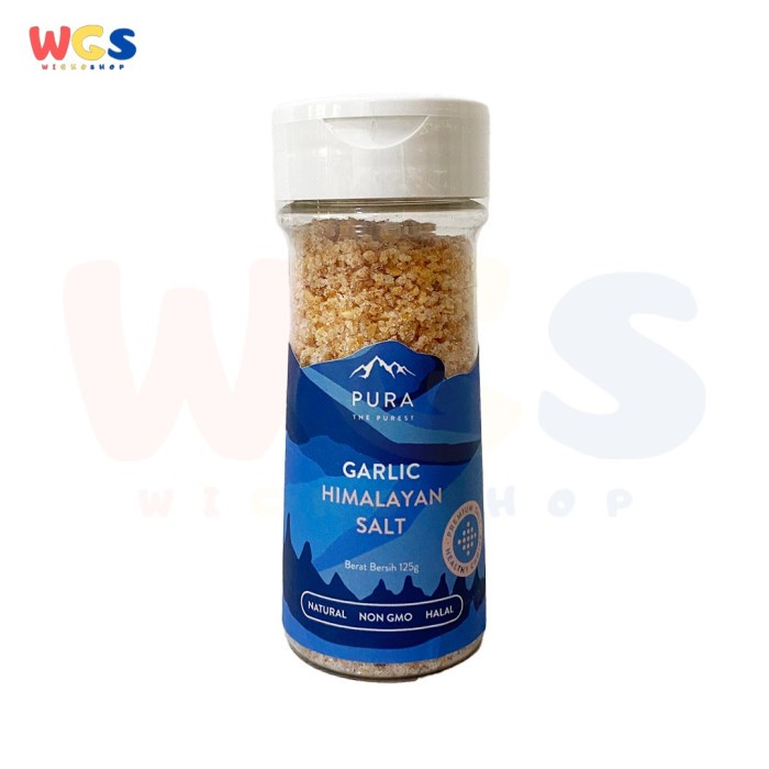 Pura Garlic Himalayan Salt 125g - Garam Himalayan dengan Bawang Putih