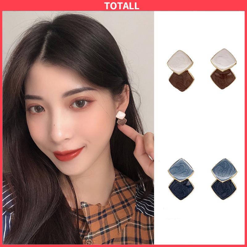 COD Anting Gaya Korea Kecil Baru Fashion Wanita Anting Retro Mutiara Stud Earrings -Totall