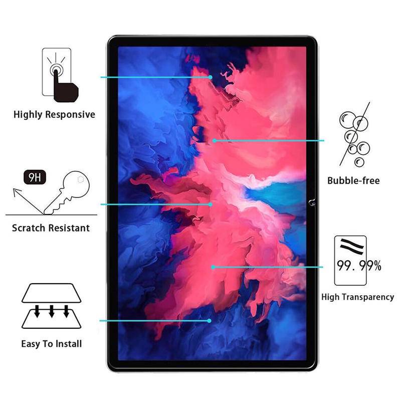 Untuk Samsung Galaxy Tab S8 S7 Plus Ultra S6 A7 Lite A8 S5e T505 T225 X205 T865 P615 Pelindung Layar Tempered Glass Untuk Samsung Tab A 8.0 8.4 10.1 10.5 P355 T355 T595 T515 T295 P205