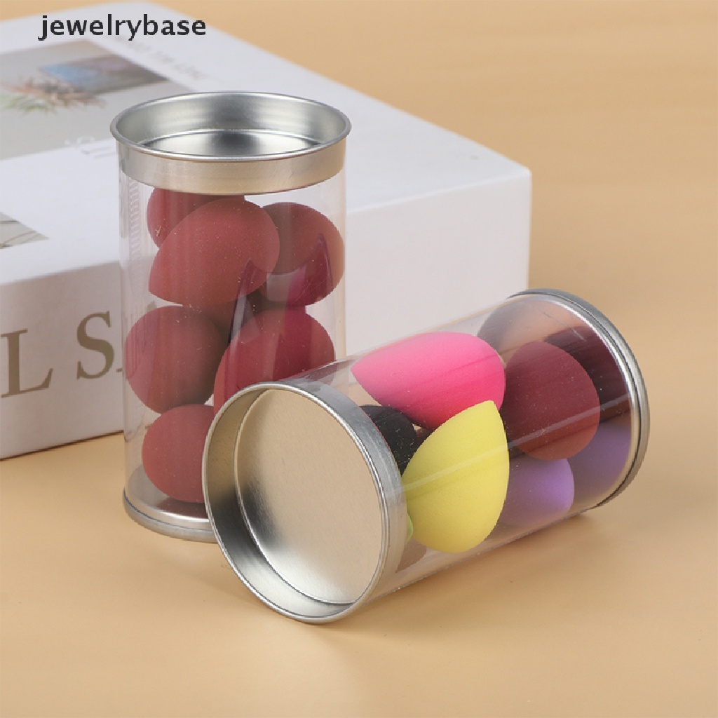 [jewelrybase] 8pcs/box Spons Makeup Set Foundation Cream Concealer Make Up Blender Alat Butik