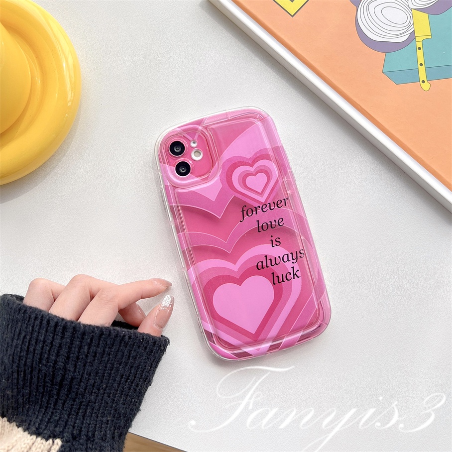 Compatible For IPhone 14 13 12 11 Pro Max X XR Xs Max 8 7 Plus SE 2020 Kompatibel Untuk Graffiti Pink Love Sabun Telepon Case Bening TPU Soft Cover