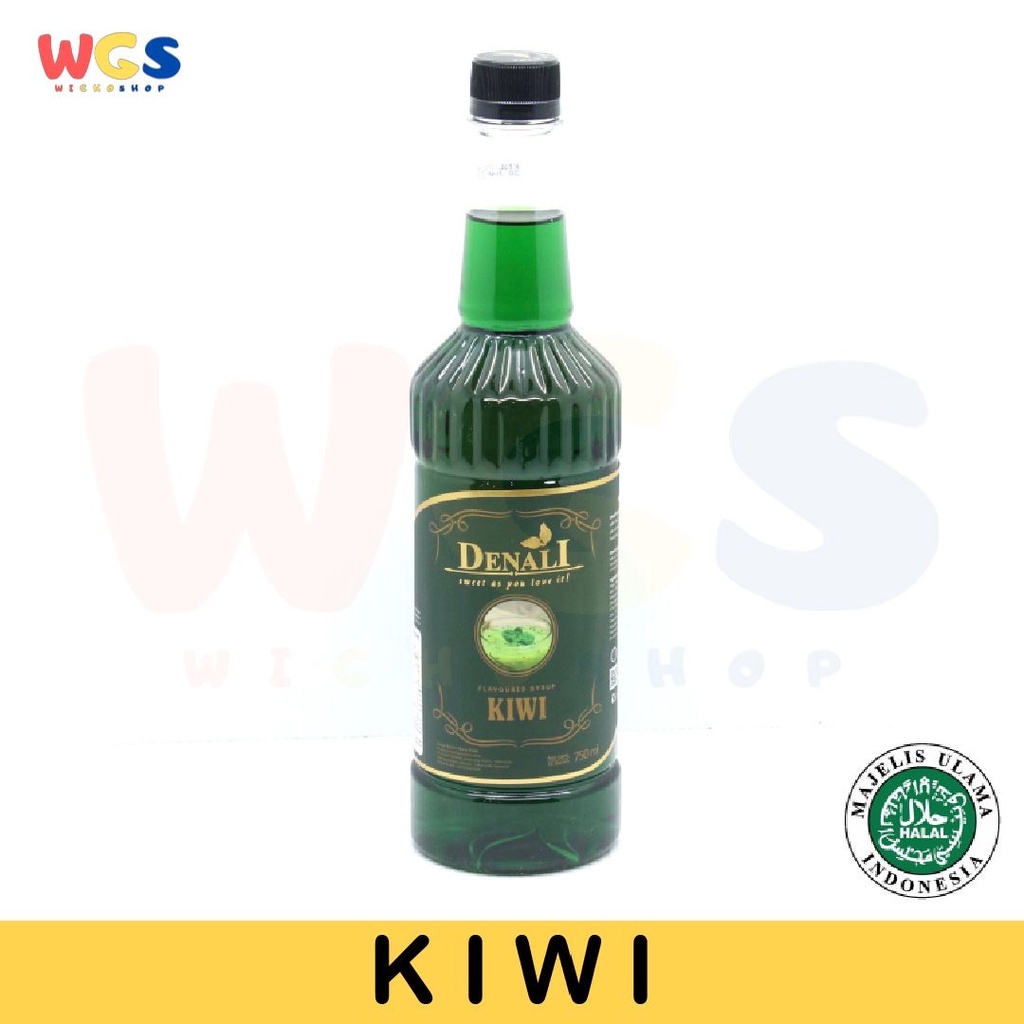 Syrup Denali Kiwi Premium Quality Flavoured For Beverages 750ml