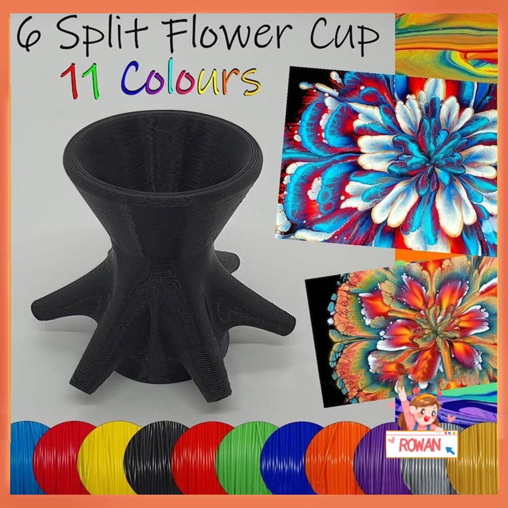 R-flower 2/3pcs/Set Cat Menuang Split Cup Kreatif Mini Split Cup Painting Pouring