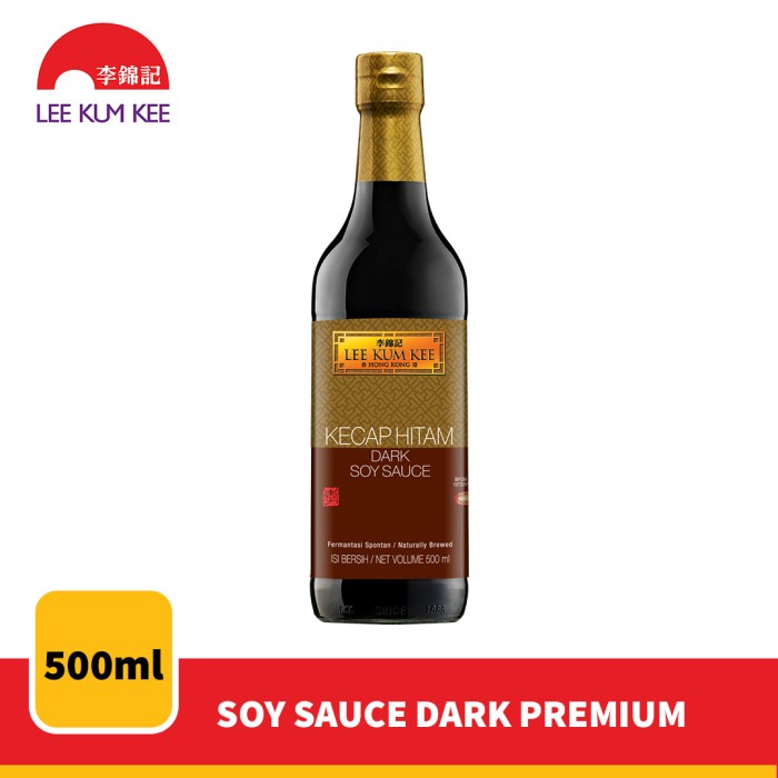 

[Ready-Stock]/ LEE KUM KEE Soy Sauce Dark Premium Kecap Hitam 500 ml