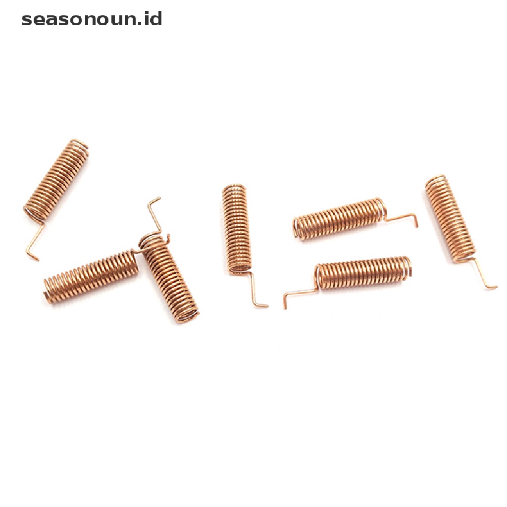 Seasonoun 433mhz Spring Antenna Fosfor Tembaga Built-in Spiral High Gain Transceiver Omnidirectional Smart Module Welding Antenna.