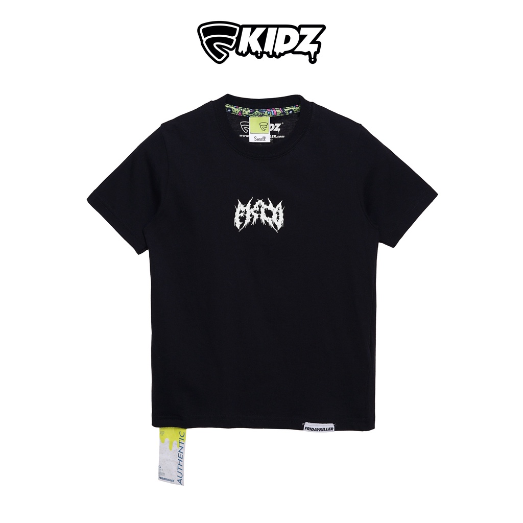 KAOS ANAK ANAK FRIDAY KILLER | RATTVIK KIDS BLACK WHITE