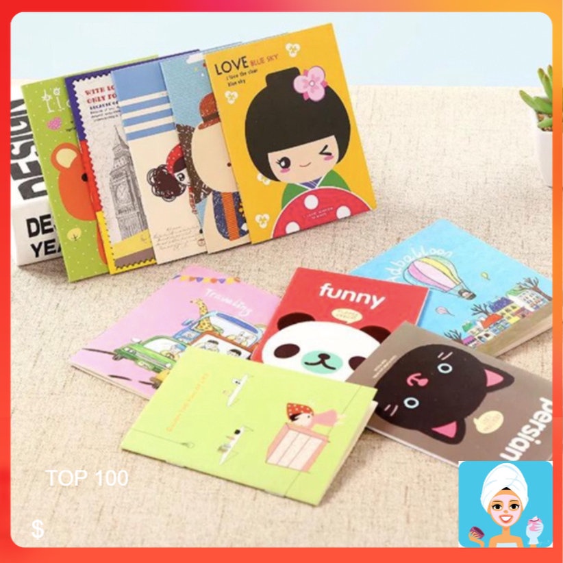 

[ML] BUKU TULIS MINI MOTIF KARTUN CARTOON MINI NOTE BOOK BUKU CATATAN MEMO PAD LUCU BUKU TULIS KARTUN KECIL MOTIF KARAKTER NOTEBOOK NOTEPADS ST007
