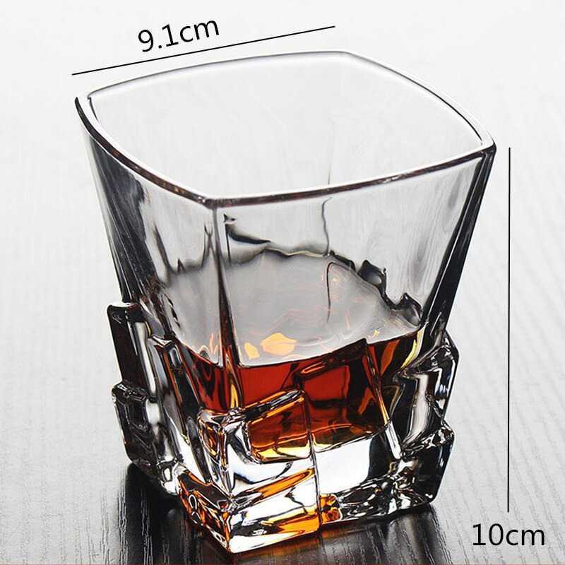 (BISA COD) FTIHSHP Shahnameh Gelas Cangkir Whisky Wine Glass Cup Sloki 285 ml - YJ101